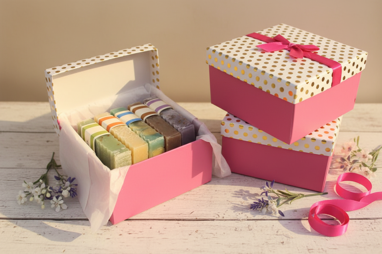 5 Gift Packaged Soaps Product Image