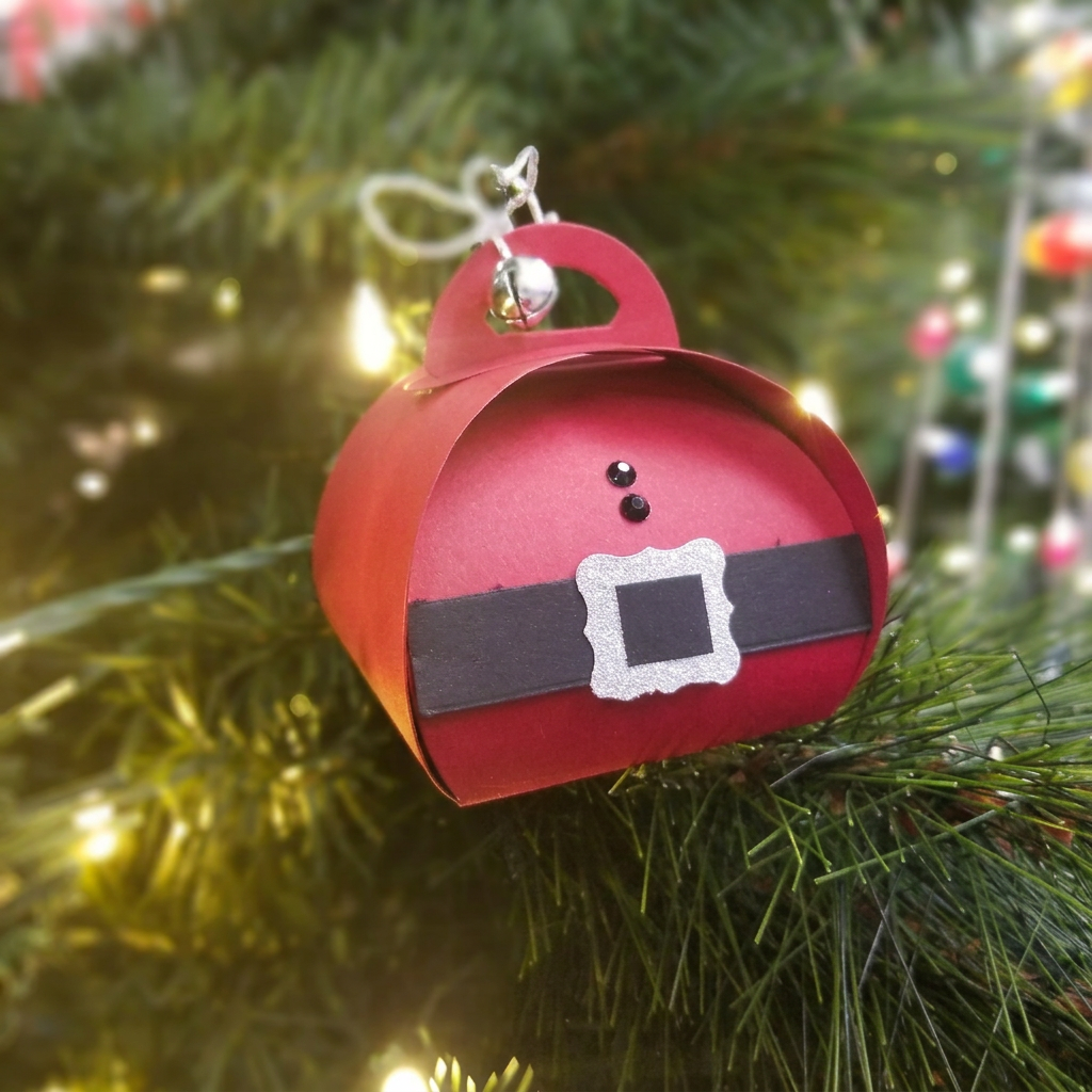 Brightened square Santa lip balm gift photo