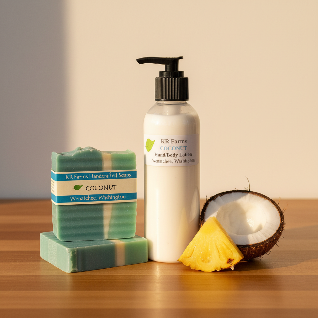 Coconut Soap & Lotion Set