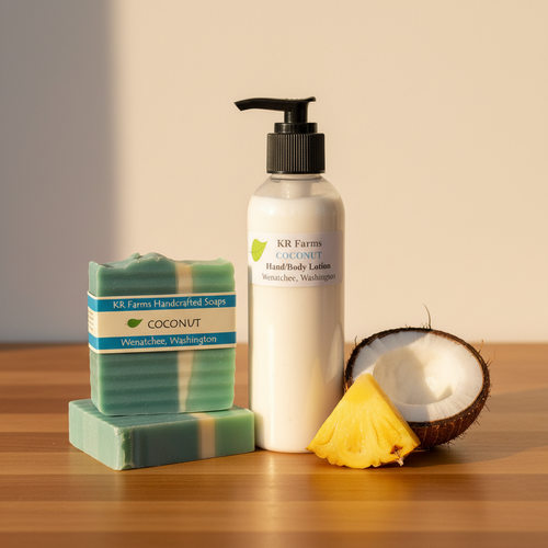 Coconut Soap & Lotion Set
