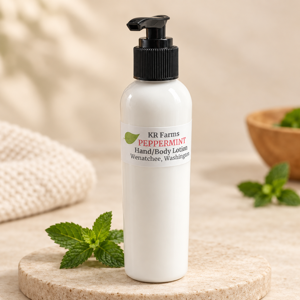 Enhanced peppermint lotion photo