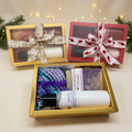 KR Farms Christmas pampering gift boxes with warm holiday styling