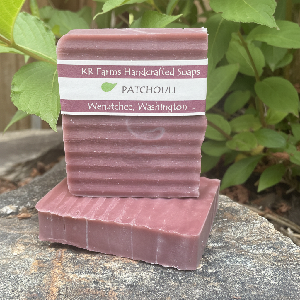 KR Farms Patchouli Soap - Enhanced